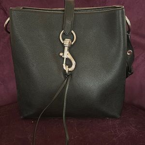 Rebecca Minkoff black leather shoulder bag